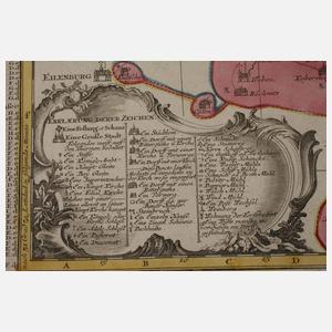 Matthäus Seutter, Kupferstichkarte Nordsachsen