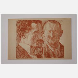 Otto Greiner, "Bildnisse von Hunold und Rolf"