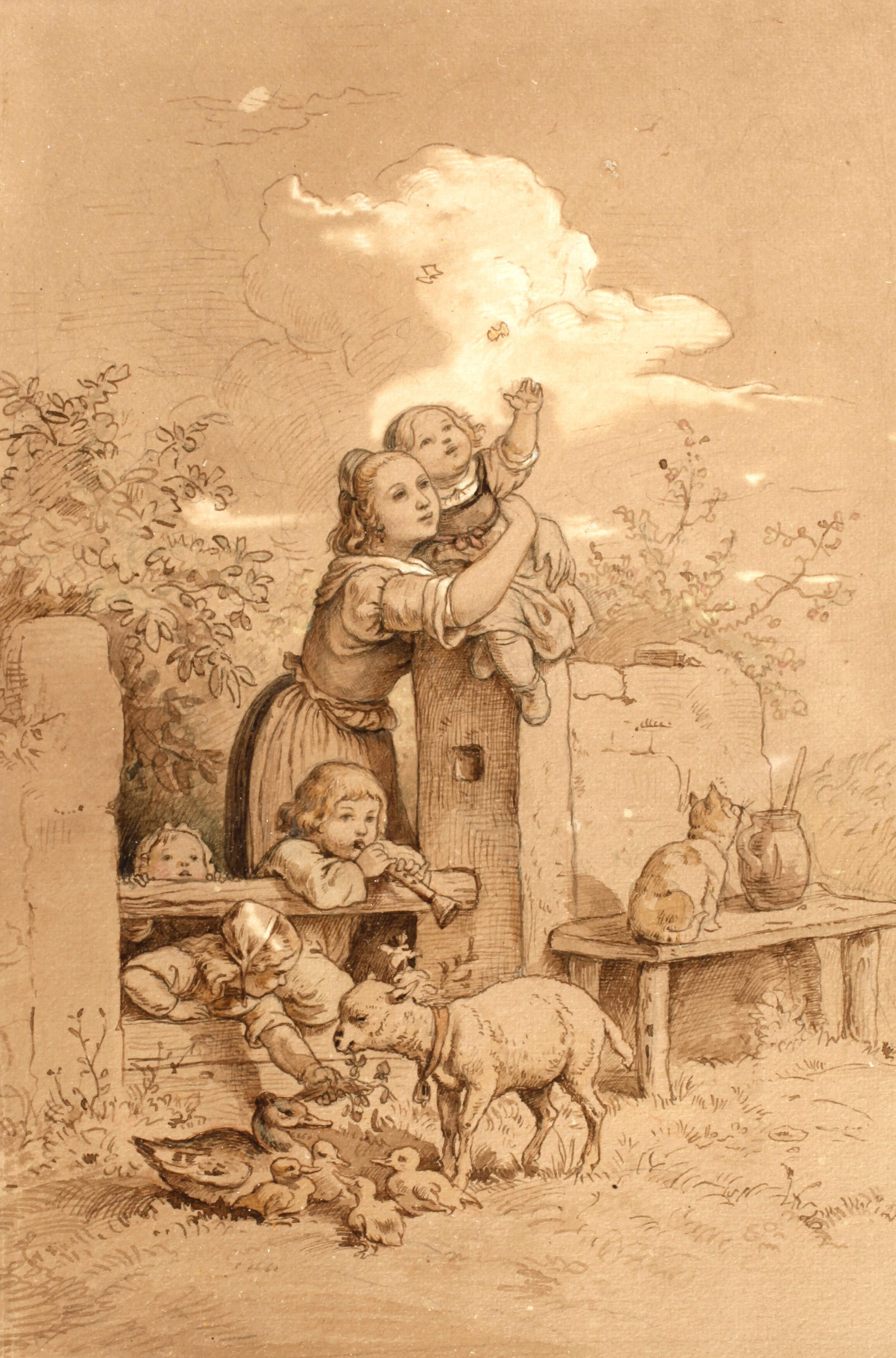 Ludwig Richter, attr., Sommeridylle