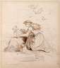 Ludwig Richter, "Aschenputtel am Grab der Mutter"