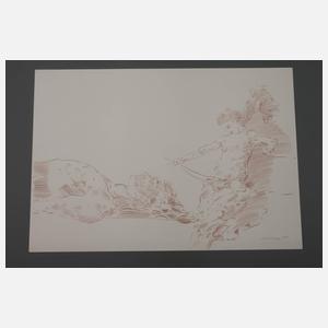 Bruno Giesel, Figurenstudien
