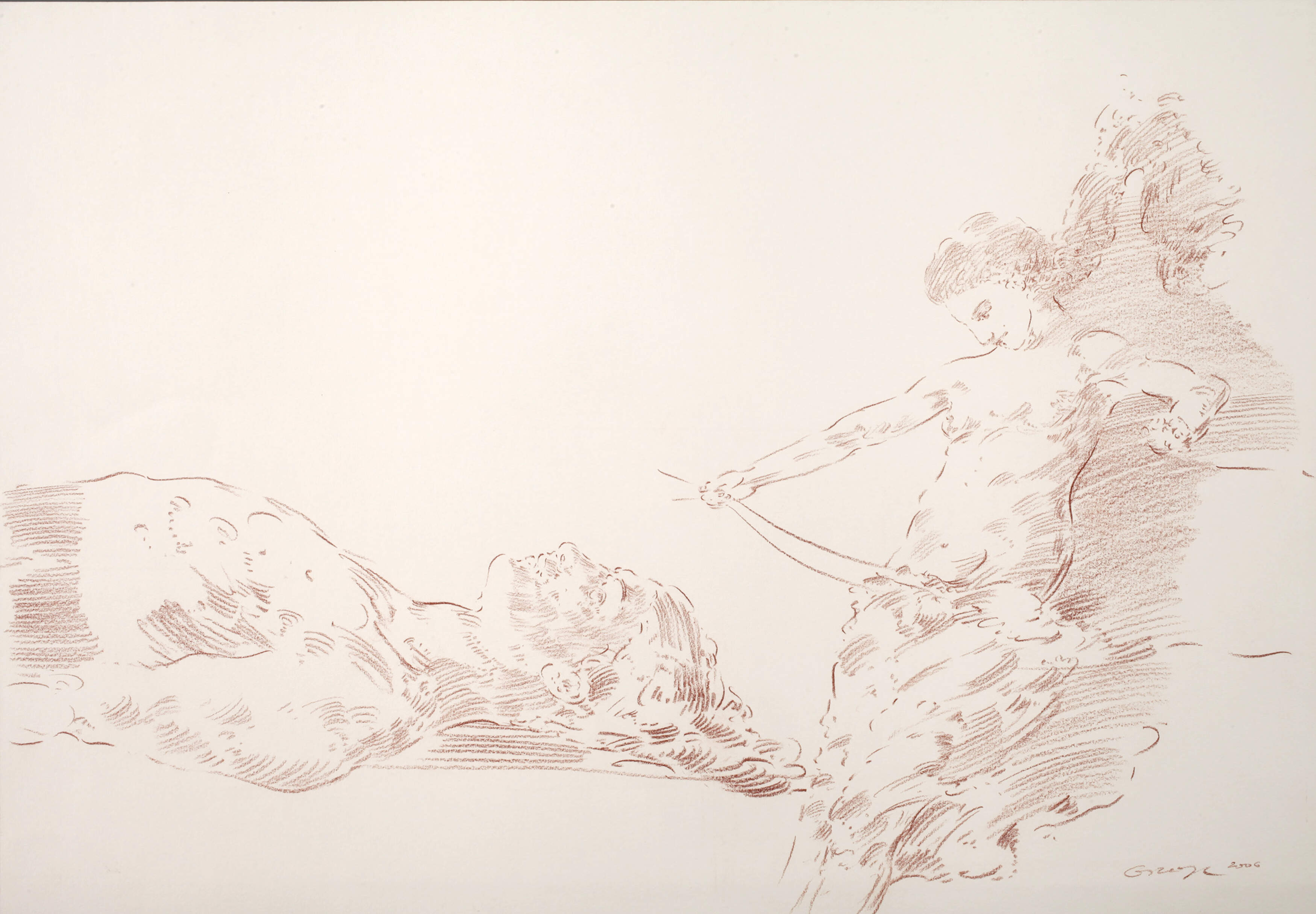 Bruno Giesel, Figurenstudien