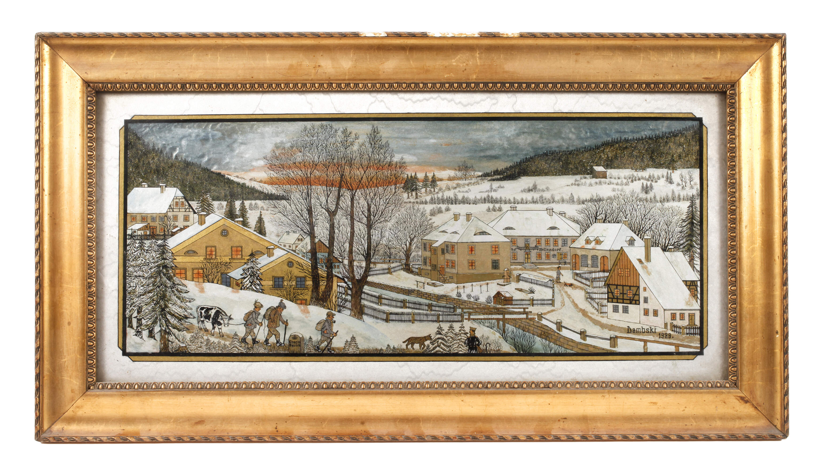 Dembski, Hellendorf/Erzgebirge im Winter