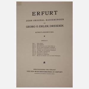 Georg Erler, Mappenwerk "Erfurt"