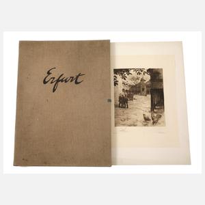 Georg Erler, Mappenwerk "Erfurt"