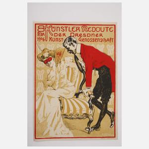 Hans Fritsch, Plakat Dresdner Kunstgenossenschaft