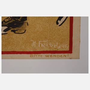 Hans Fritsch, Plakat Dresdner Kunstgenossenschaft