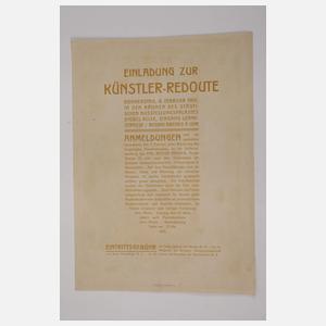Hans Fritsch, Plakat Dresdner Kunstgenossenschaft