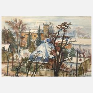 Curt Großpietsch, attr., Loschwitz im Winter
