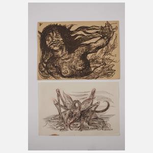 Curt Großpietsch, Konvolut skurrile Wesen
