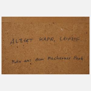 Albert Kapr, attr., Pyramide im Schlosspark Machern