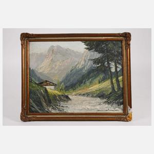 Heinz Münnich, Wimbachtal mit der Ramsauer Ache