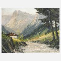 Heinz Münnich, Wimbachtal mit der Ramsauer Ache111