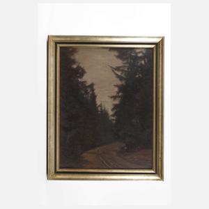 Albin Schlehahn, attr., Waldweg