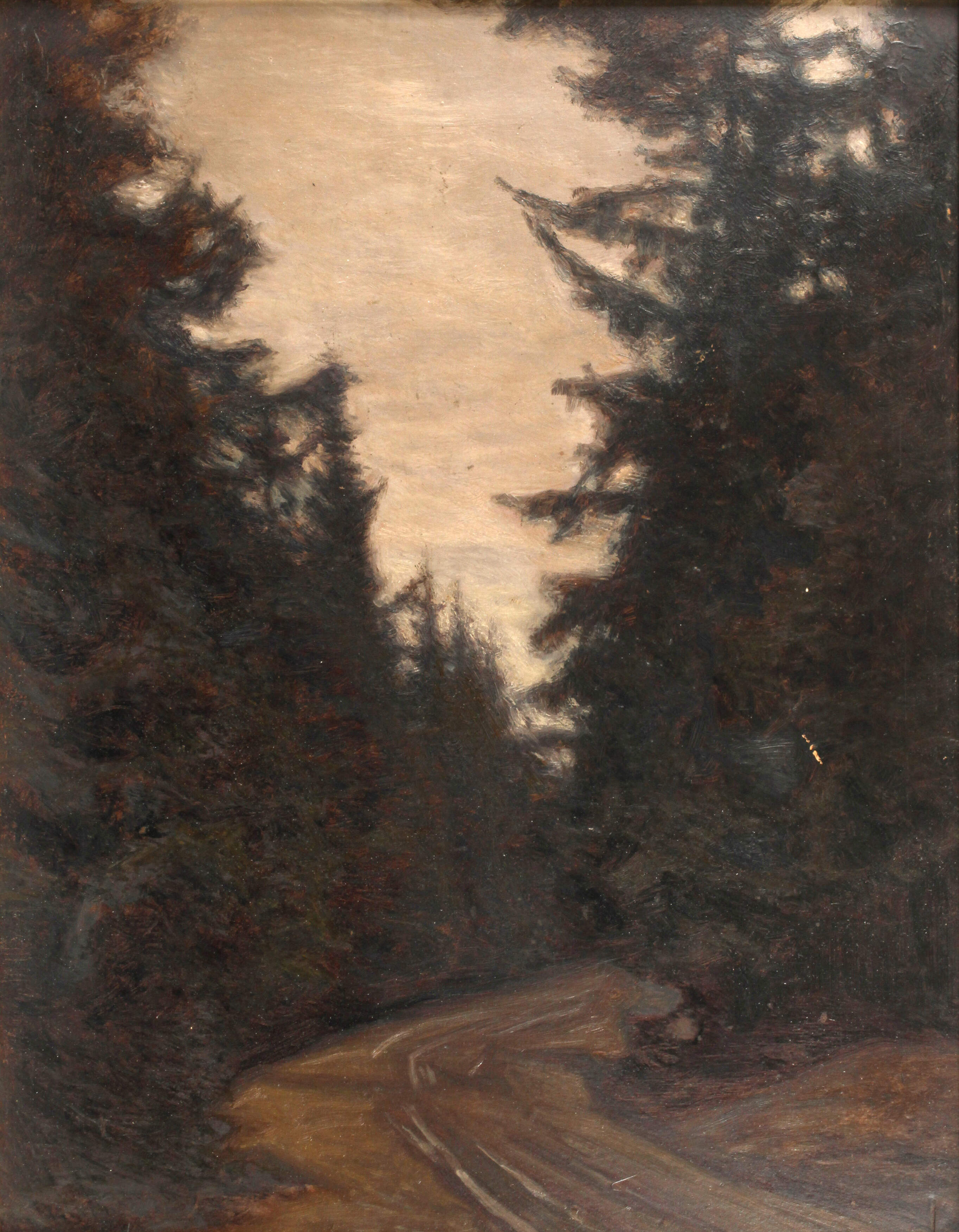 Albin Schlehahn, attr., Waldweg
