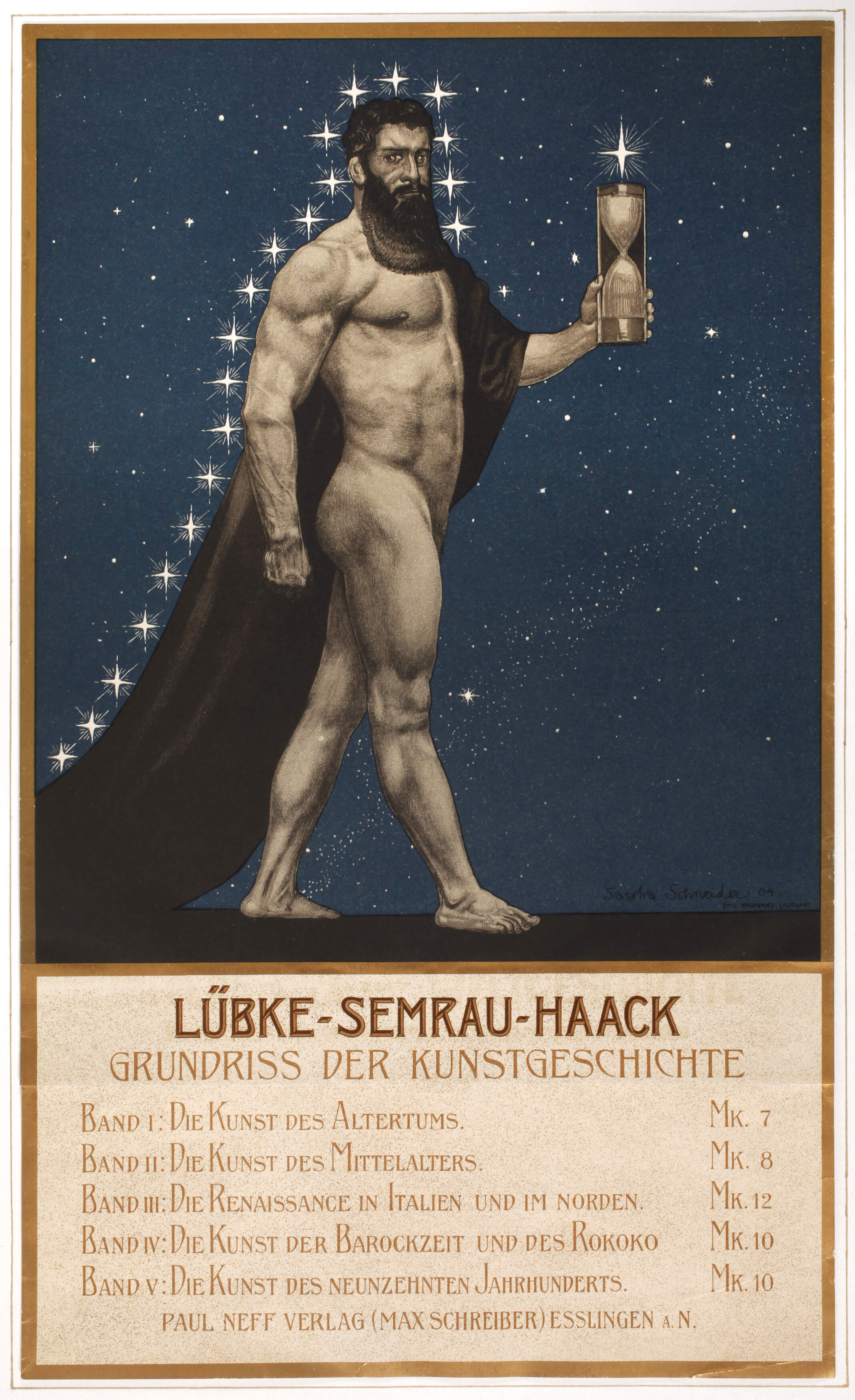 Sascha Schneider, Werbeplakat