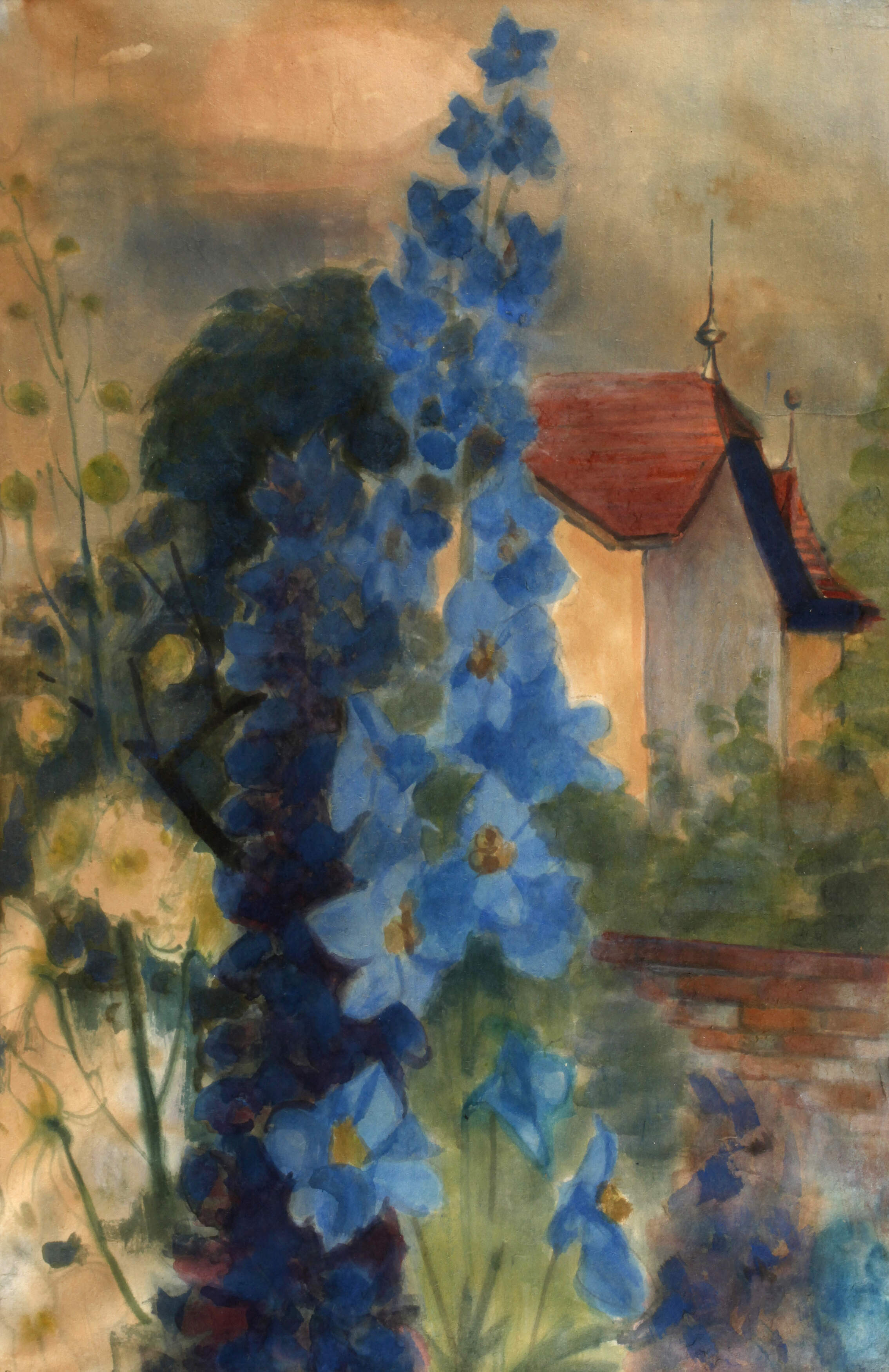 Paul Wilhelm, Im Garten des Künstlers