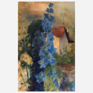 Paul Wilhelm, Im Garten des Künstlers