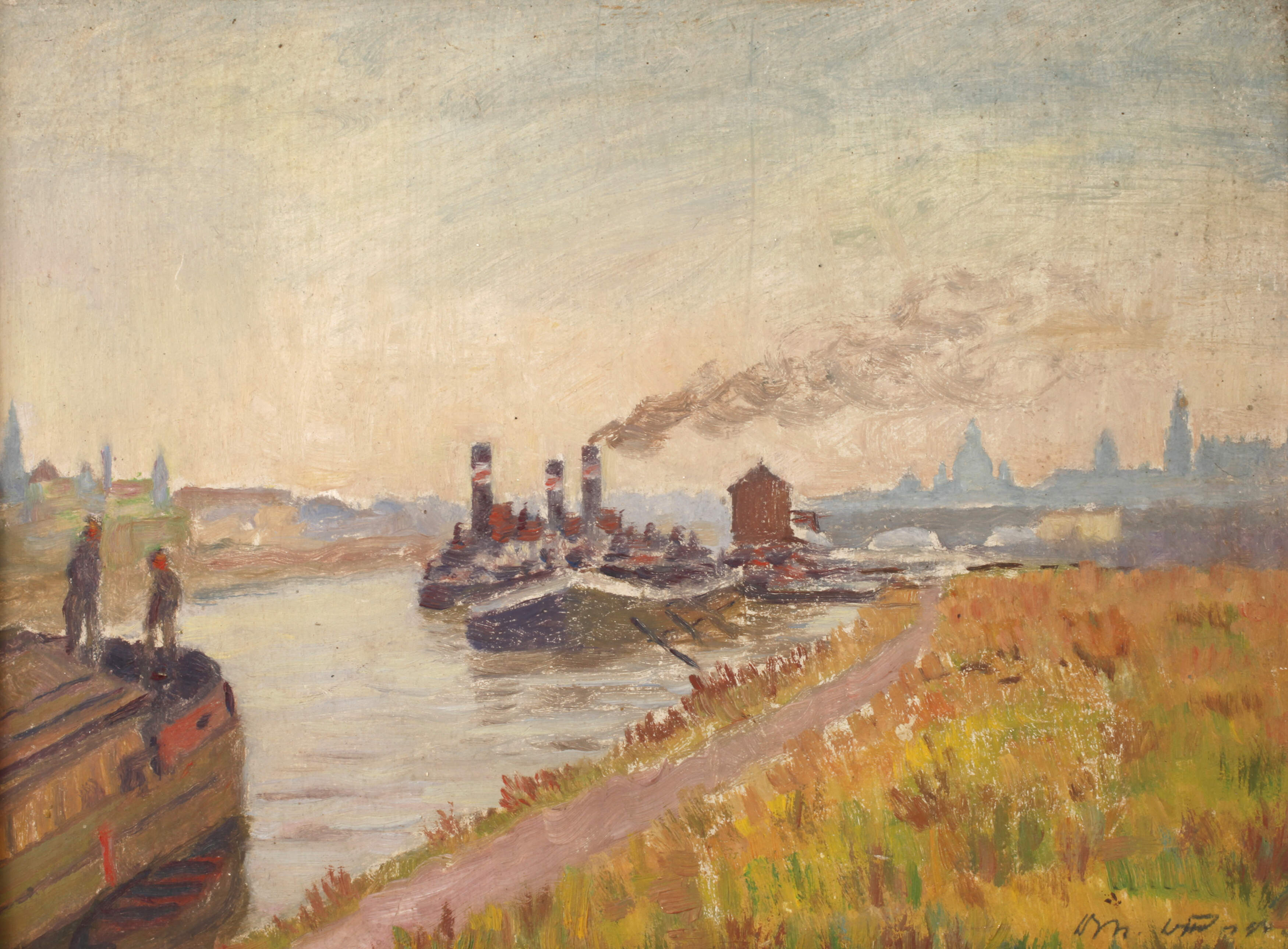 An der Elbe in Dresden