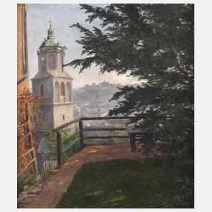 Blick zur Frauenkirche in Meißen