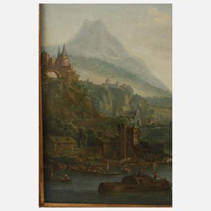 Louis Chalon, Ideallandschaft mit Frankfurt am Main