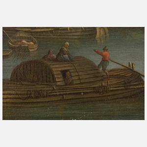 Louis Chalon, Ideallandschaft mit Frankfurt am Main