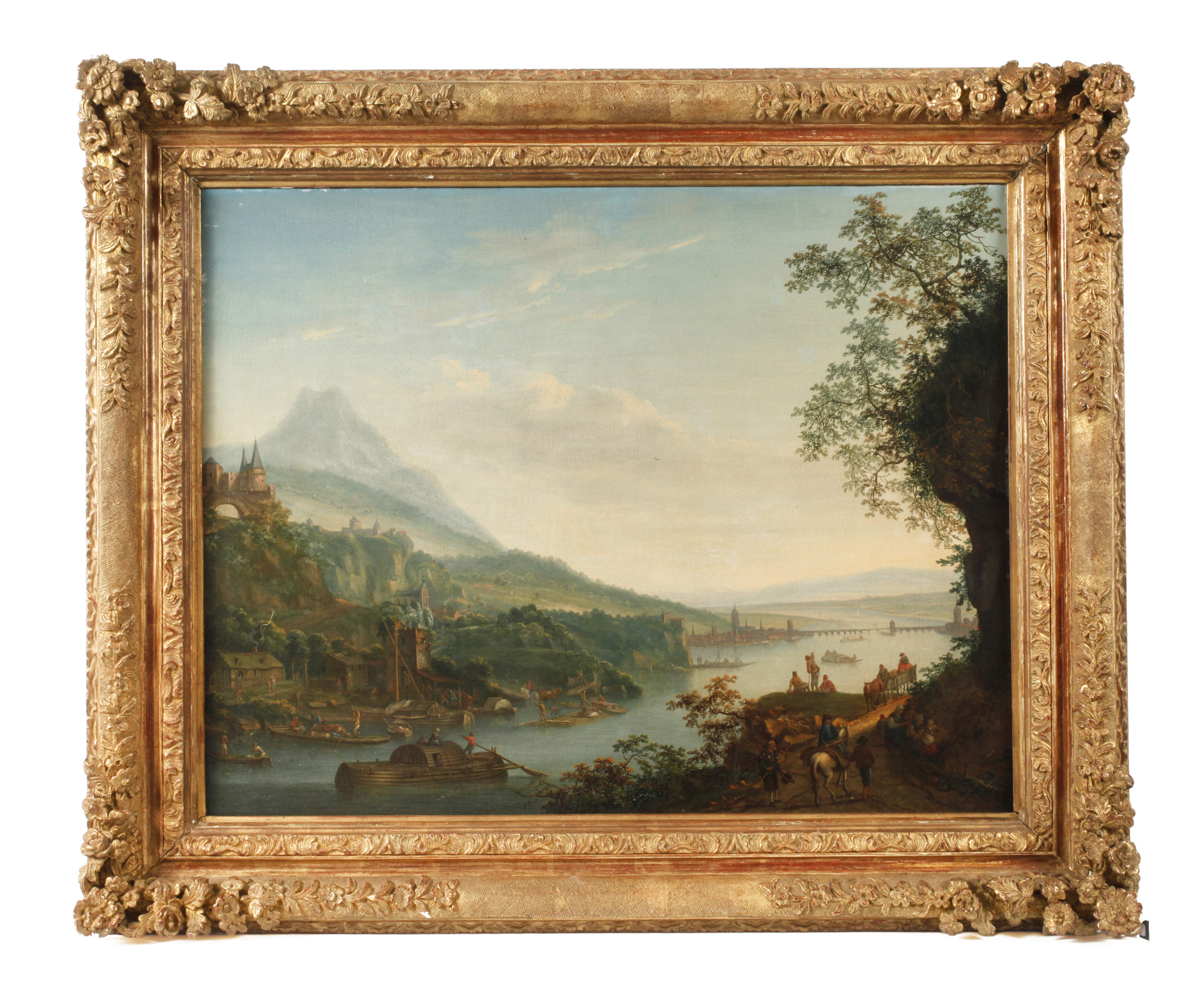 Louis Chalon, Ideallandschaft mit Frankfurt am Main