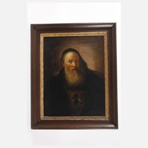 "Ein Rabbi mit Kappe" nach Rembrandt