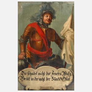 Andachtsbild des Heiligen St. Florian
