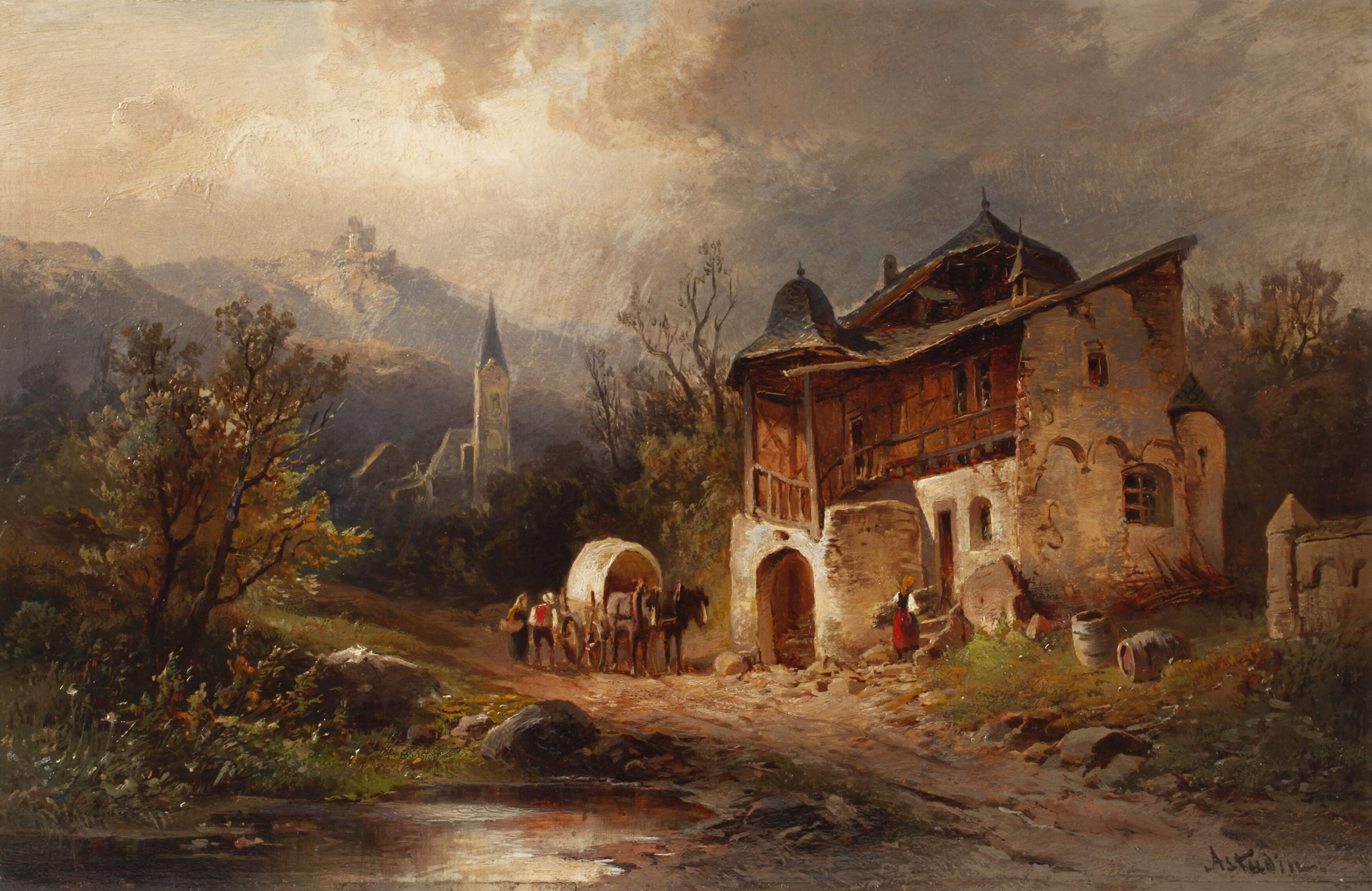 Nicolai von Astudin, "Auf dem Weg nach Gondorf"