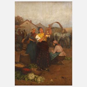 Louis Ebner, Marktszene