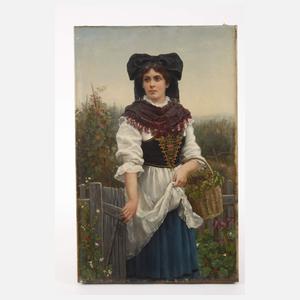 Albert Höflinger, Junge Markgräflerin am Weinberg
