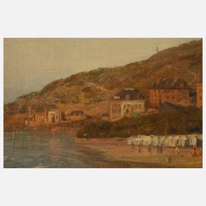 Claude Sébastien Hugard, attr., Trouville-sur-Mer