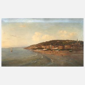 Claude Sébastien Hugard, attr., Trouville-sur-Mer