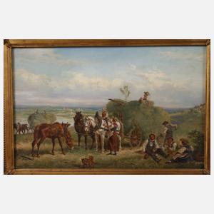 Friedrich Kaiser, attr., "Heuernte"