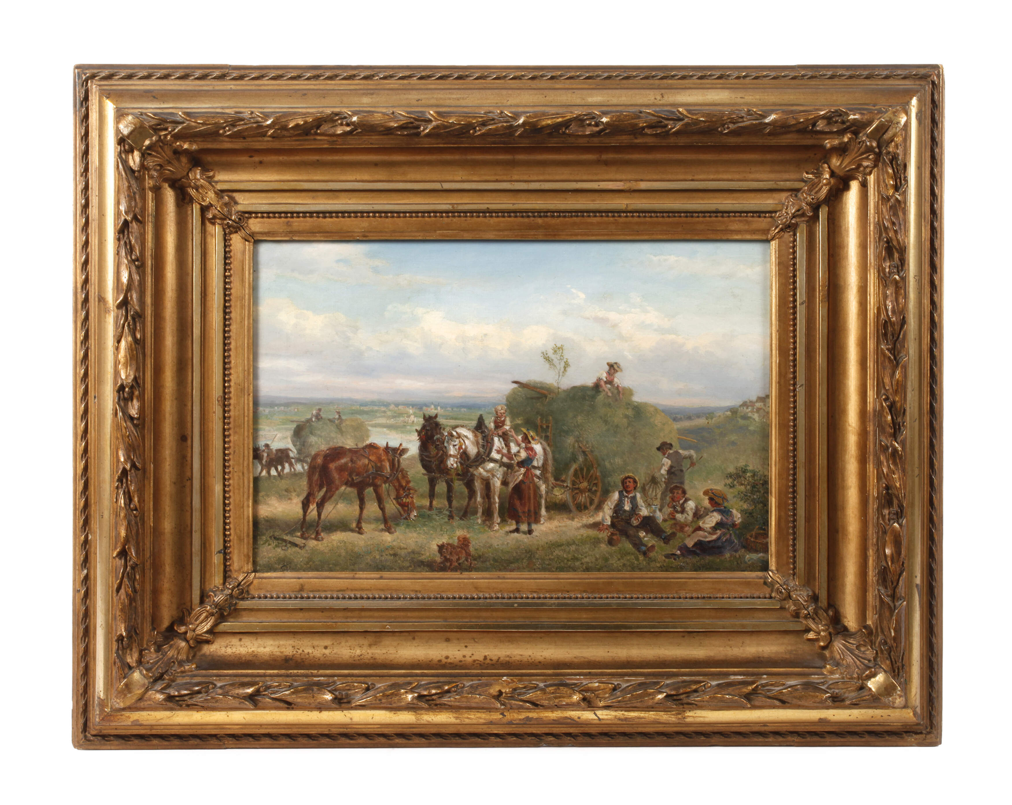 Friedrich Kaiser, attr., "Heuernte"