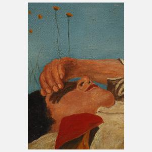 L. Maurer, "Hirtenknabe" nach Franz von Lenbach