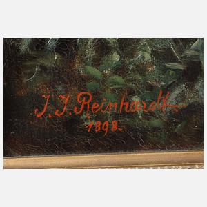 Johann Jakob Reinhardt, Hirschwild im Laubwald