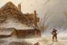 Jan Jacob Spohler, attr., "Winterlandschaft"