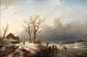 Jan Jacob Spohler, attr., "Winterlandschaft"