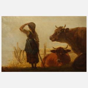 Friedrich Voltz, Sommerliche Hirtenlandschaft