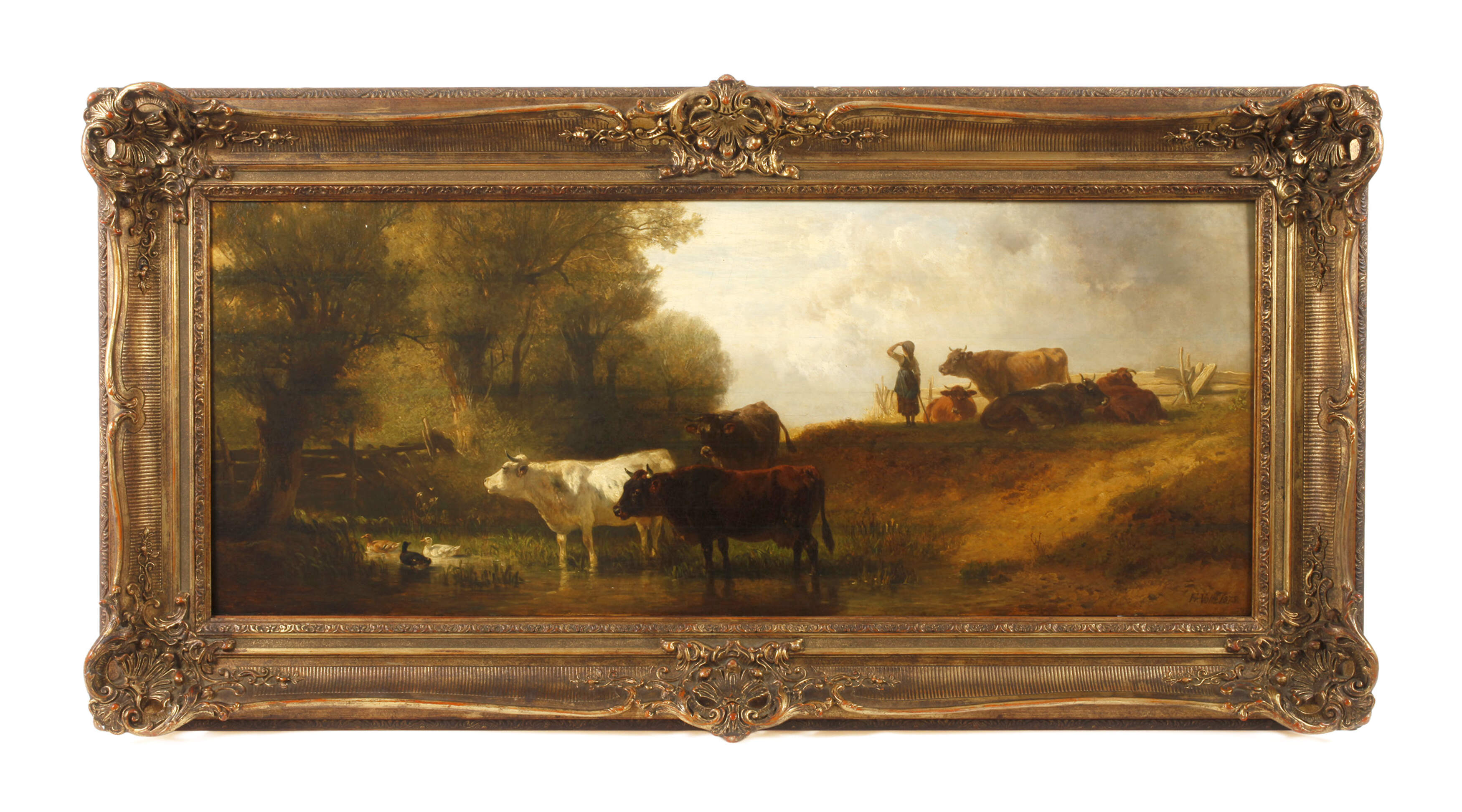 Friedrich Voltz, Sommerliche Hirtenlandschaft