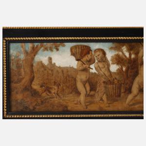 Puttozug als Allegorie des Herbstes