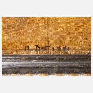 Puttozug als Allegorie des Herbstes