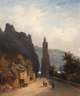 Der Felsen Rocher Bayard bei Dinant in Belgien