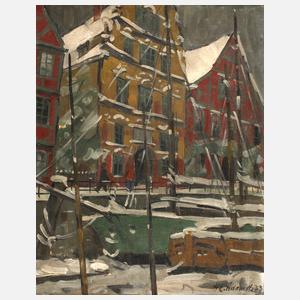 Emil Adametz, Boote im Winter