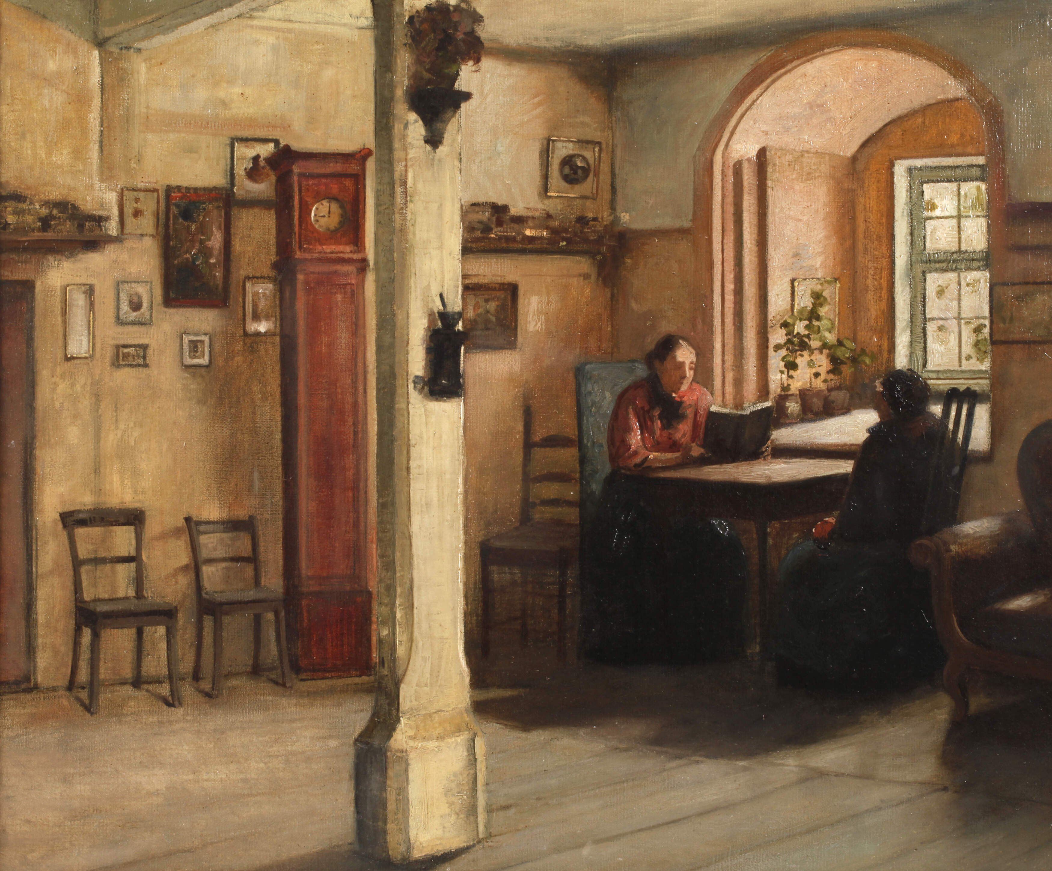 Curt Agthe attr., Damen im Interieur