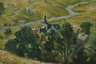 A. Balsam, Sommerlandschaft mit Kirche