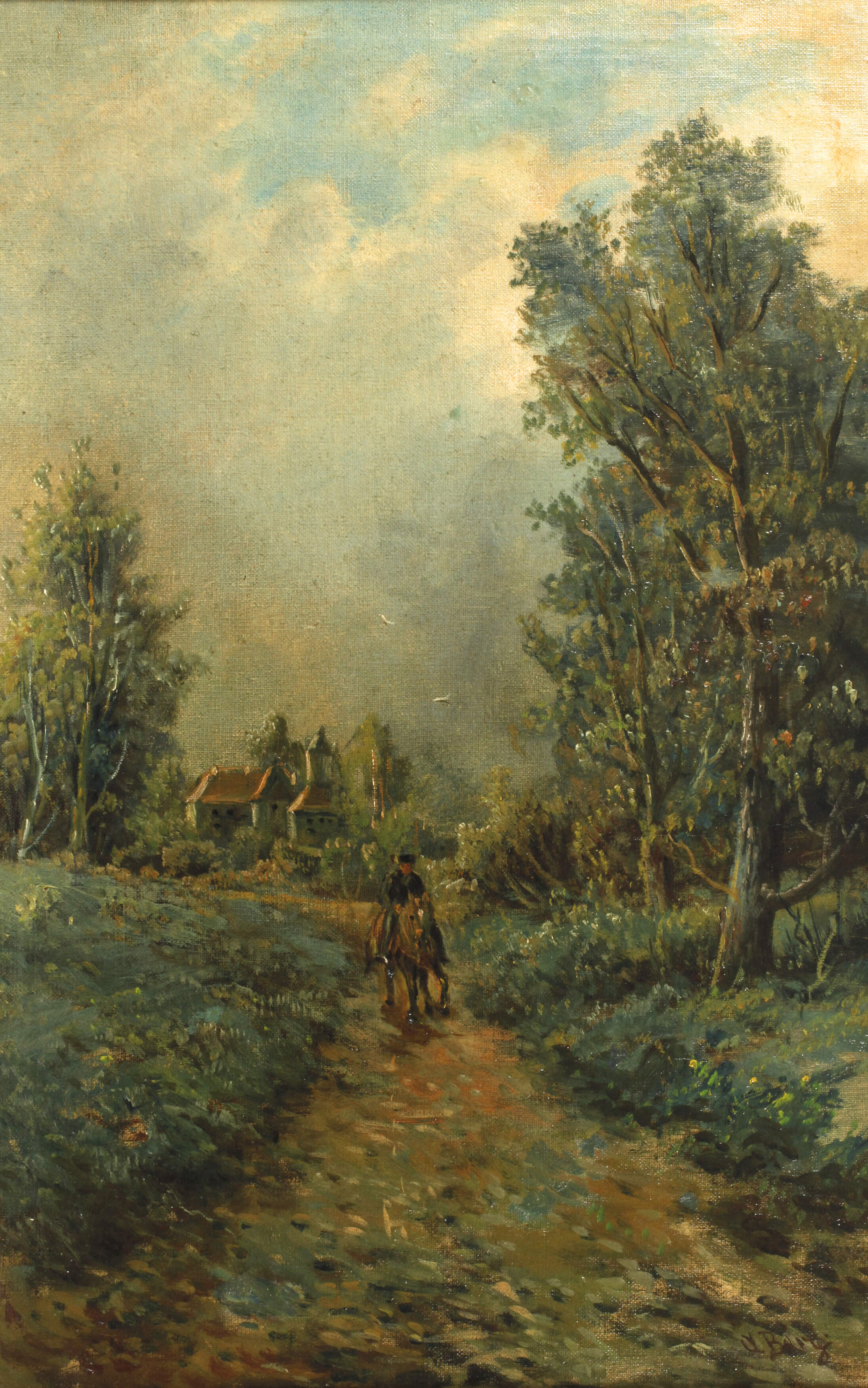 A. Berg, Ausritt