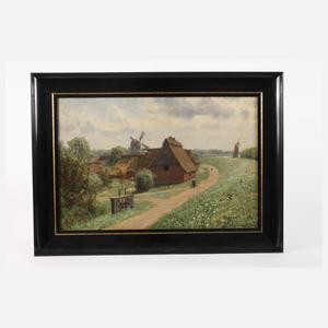 Otto Braune, "Sommertag an der Oste/Marsch"